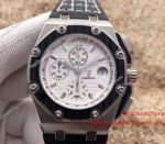 Swiss Copy AP SS Royal Oak Offshore Limited Edition Juan Pablo Montoya Leather Watch